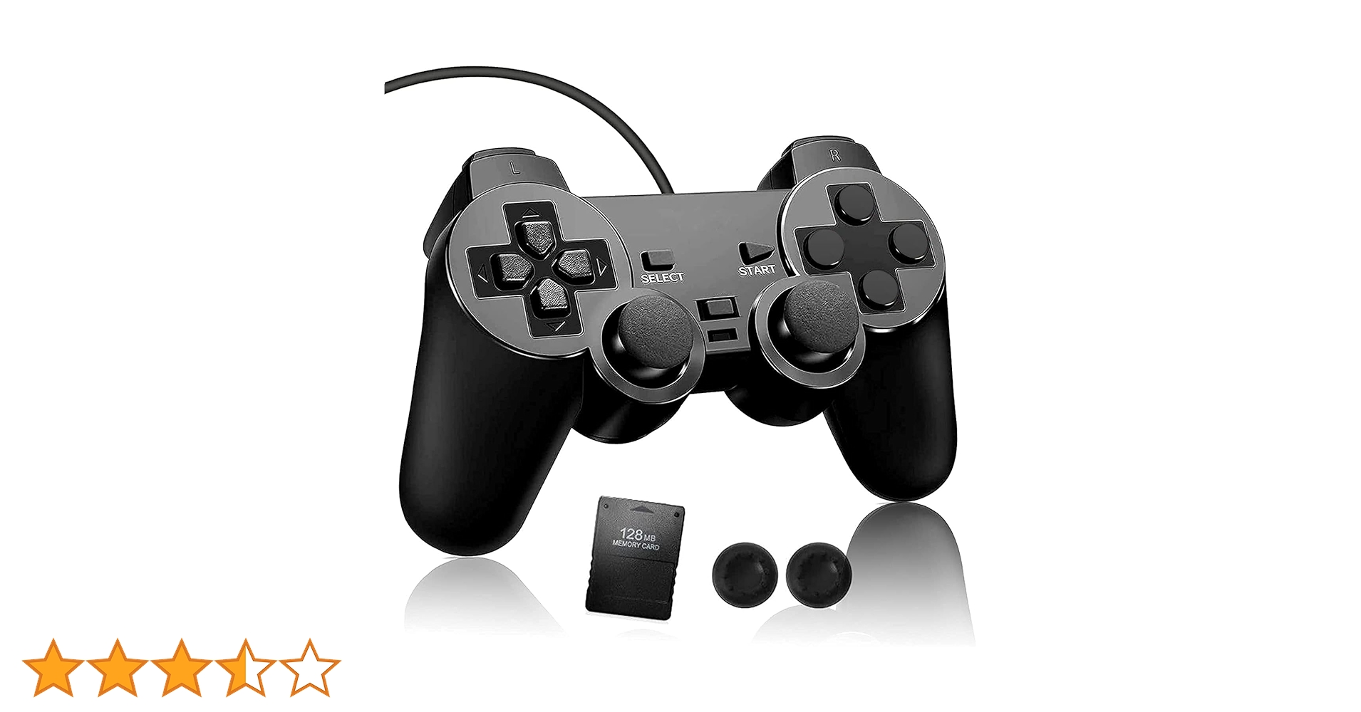 Amazon.co.jp: 有線 PS2用 アナログ コントローラー 対応 ゲームパッド